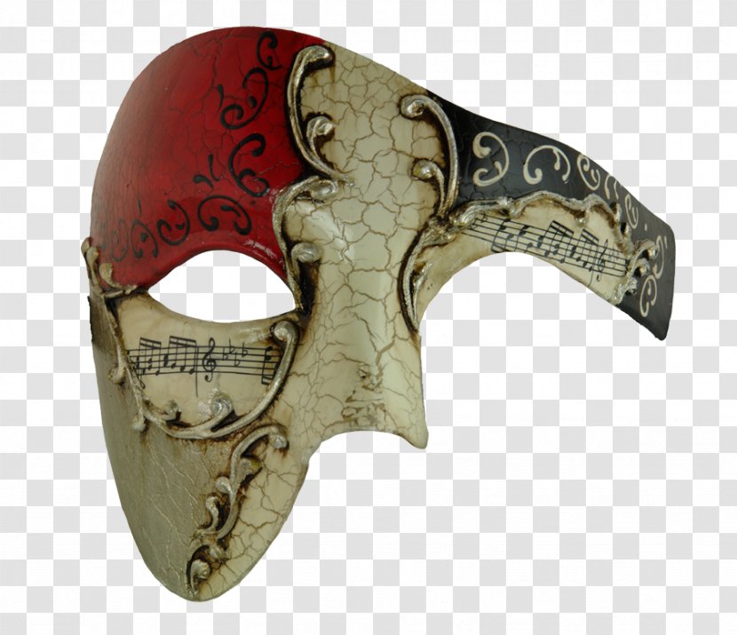 The Phantom Of Opera Mask Masquerade Ball Costume Ghost - Halloween Transparent PNG