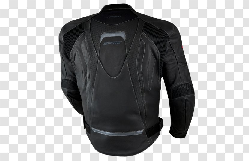 Leather Jacket Motorcycle Accessories Riding Gear - Fleece - Hoodie Transparent PNG