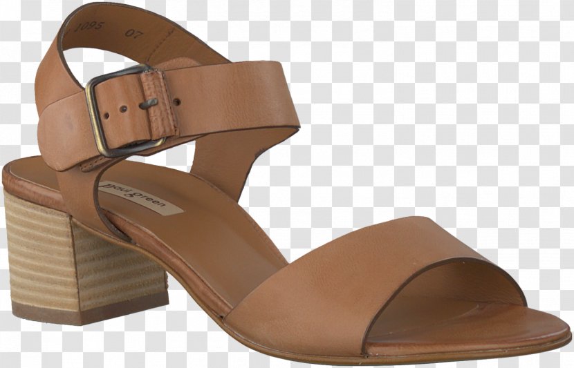 Sandal Shoe Footwear Tan Slide - Leather Transparent PNG