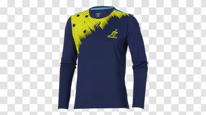 Long-sleeved T-shirt Sports Fan Jersey Australia National Rugby Union Team - Training Transparent PNG