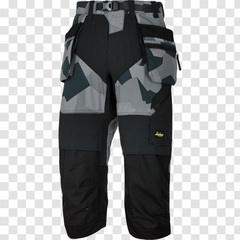 Pants Snickers Workwear Cordura Clothing - Black Transparent PNG