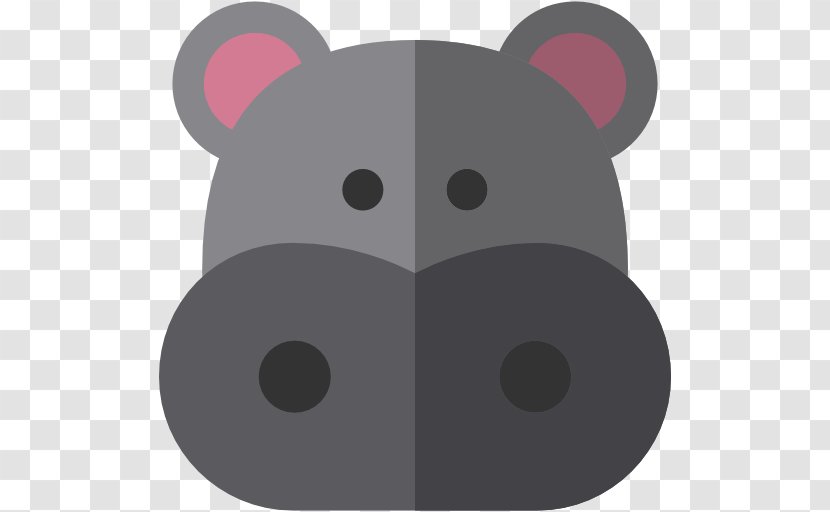 Hippopotamus Icon - Flower - Hippo Transparent PNG