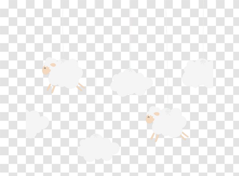 Line Point Angle White Pattern - Sheep Transparent PNG