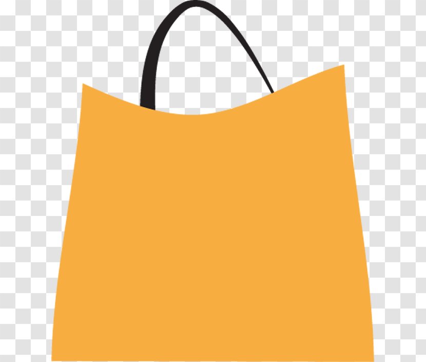Paper Bag Outline Clipart. - Brand - Orange Transparent PNG