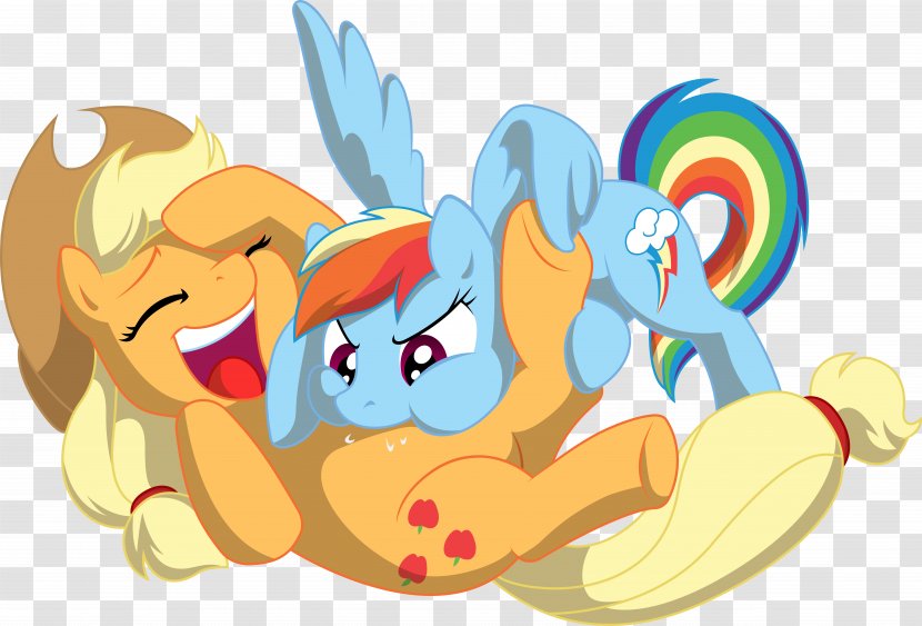 Rainbow Dash Applejack Pinkie Pie Rarity Twilight Sparkle - Watercolor - My Little Pony Transparent PNG