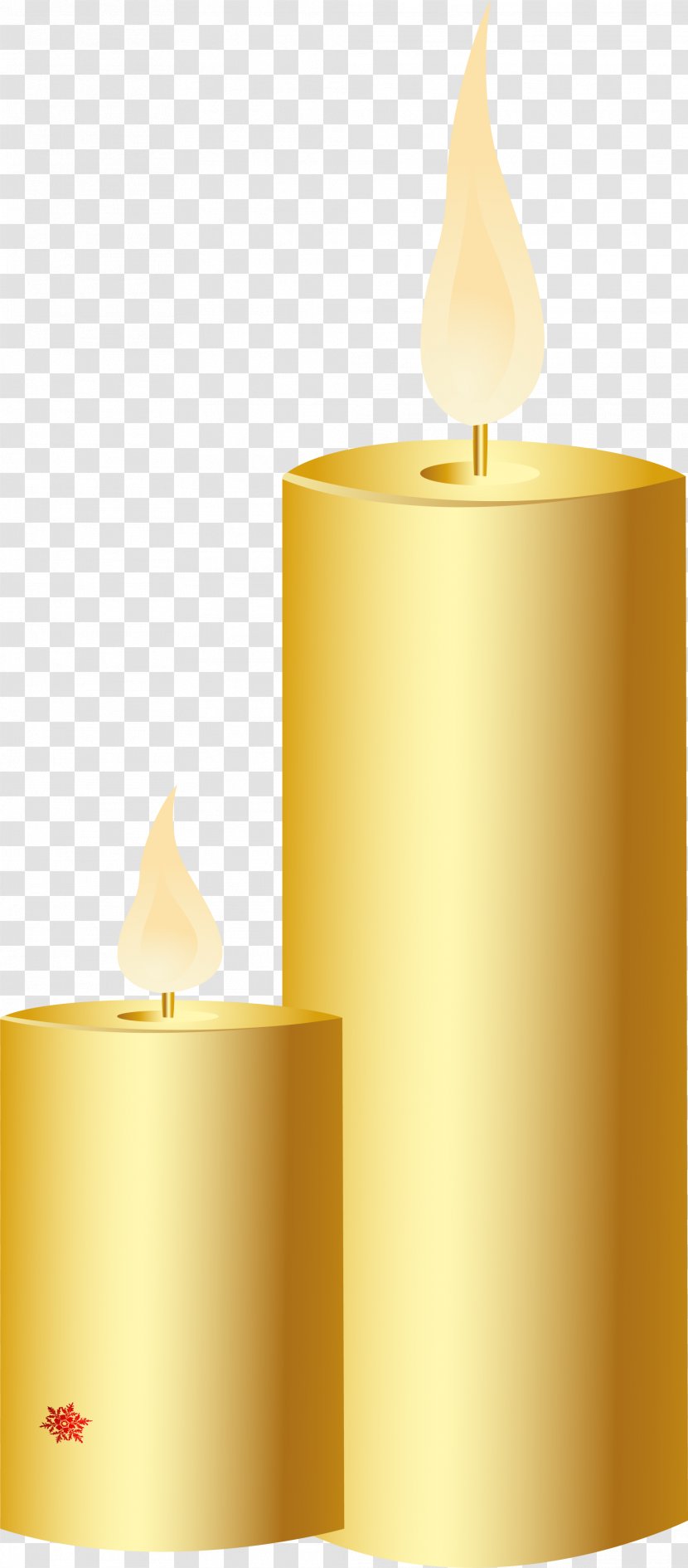 Candle Light Yellow - Wax - Simple Transparent PNG