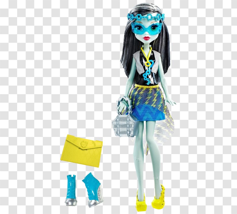 Frankie Stein Monster High Fashion Doll - Electric Blue Transparent PNG