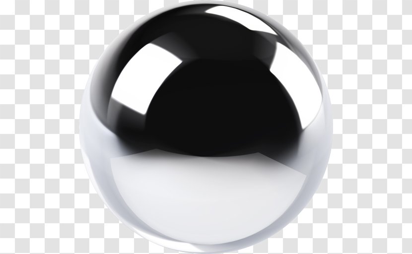 Game 3D Modeling Ball Silver Computer Graphics - Black - Matrix Transparent PNG