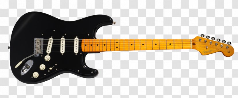 Fender Stratocaster The Black Strat David Gilmour Signature Squier Deluxe Hot Rails Musical Instruments Corporation - Guitar Transparent PNG