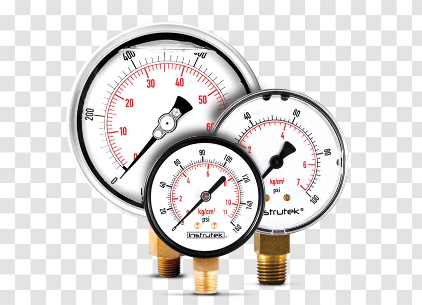 Gauge Instrutek Manometers Pressure Measurement - Thermometer Transparent PNG