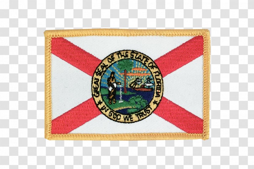 Flag Of Florida Patch Embroidered - Badge Transparent PNG