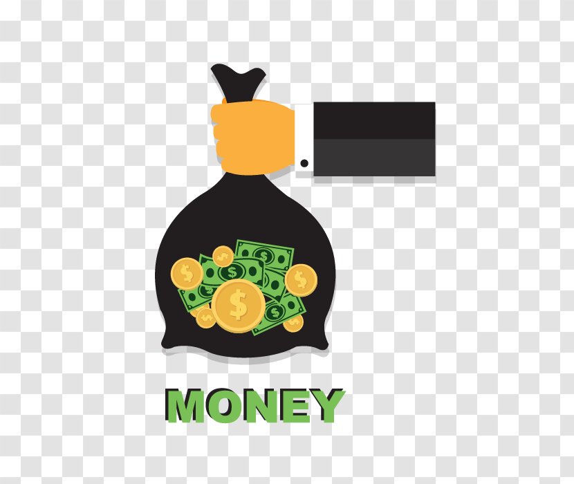 Money Bag Coin Saving - Label - Vector Purse Transparent PNG