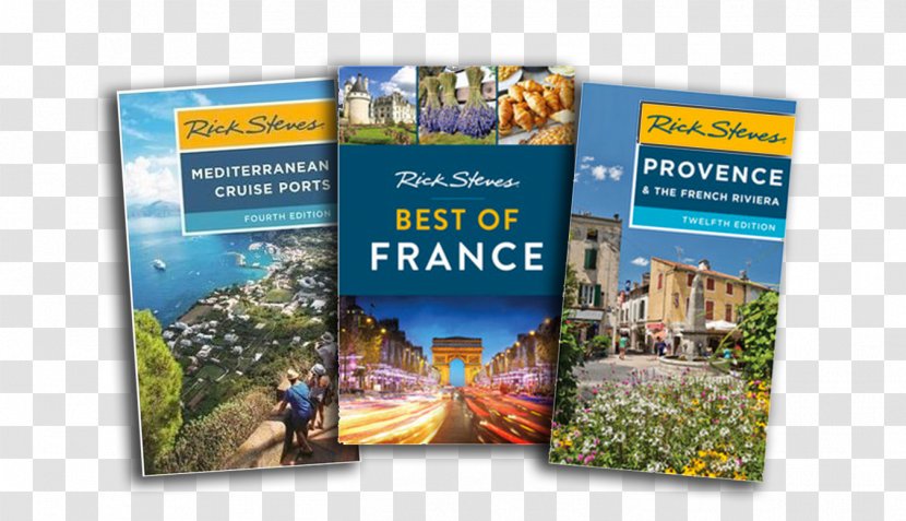 French Riviera Guide Display Advertising Brochure - Rick Steves Transparent PNG
