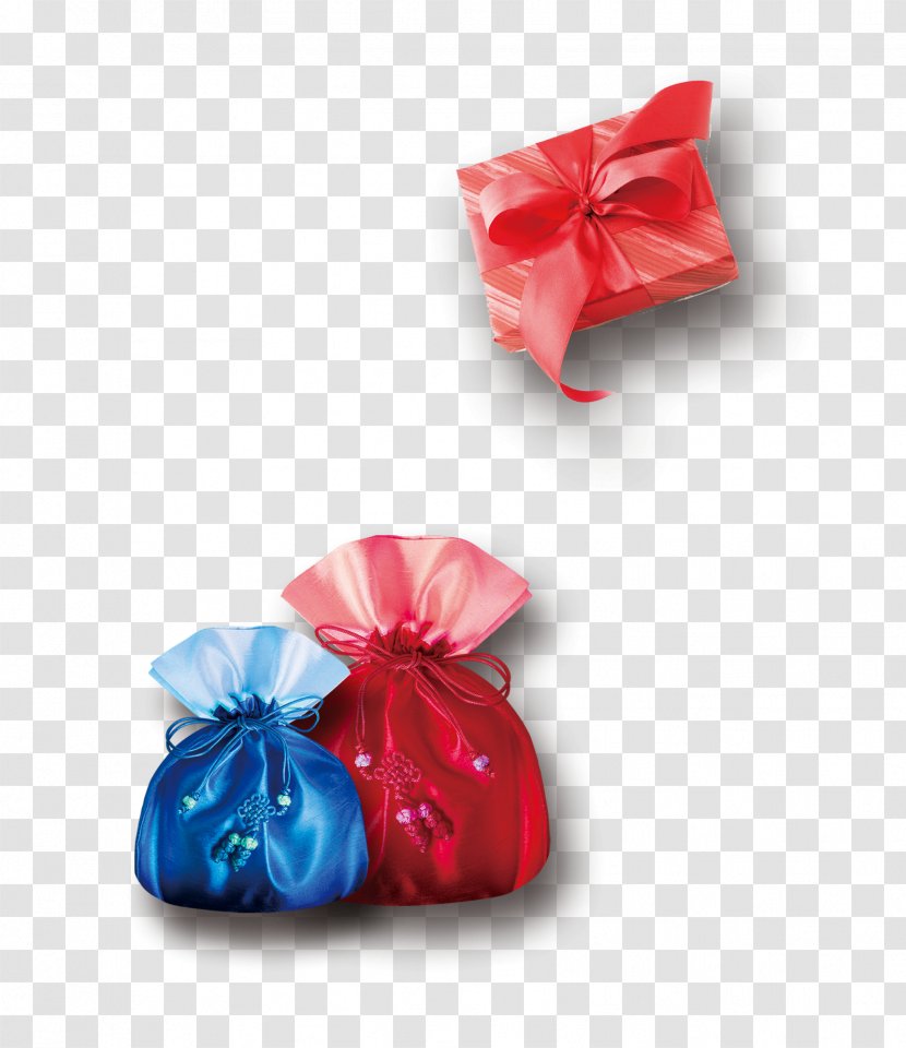 Red Fukubukuro Bag - Gift Transparent PNG