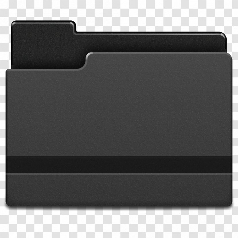 Rectangle - Black M - Folders Transparent PNG