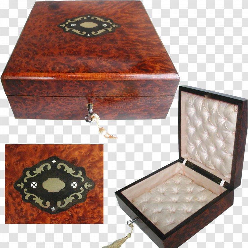 Box Inlay Antique Brass Wood Veneer Transparent PNG