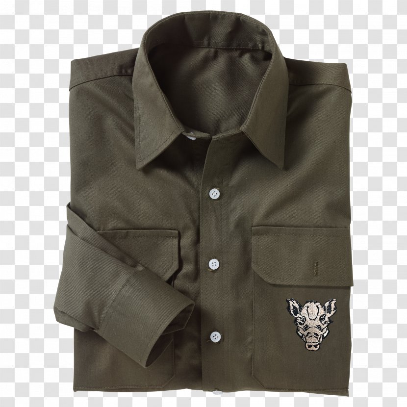 Dress Shirt Sleeve Button Khaki Barnes & Noble - Pocket - Boar Hunting Transparent PNG