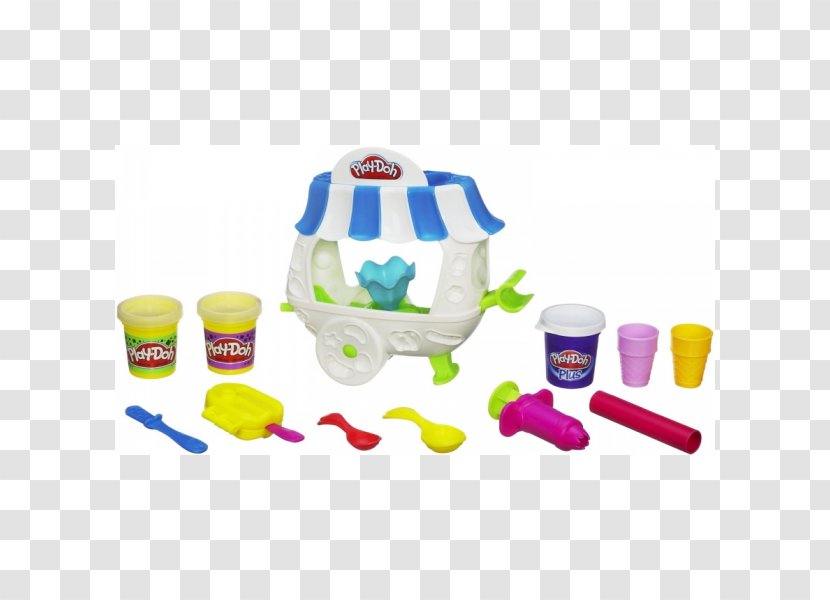 Play-Doh Ice Cream Sundae Cart Playset Dough - Dessert Transparent PNG