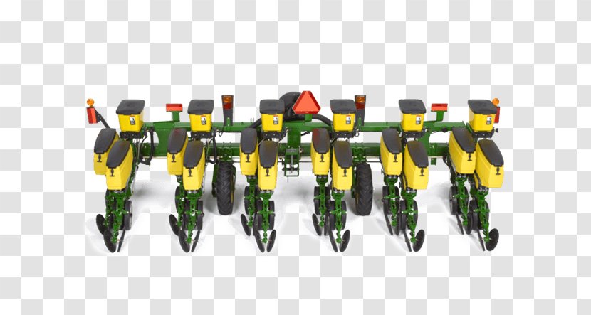 John Deere Planter Agriculture Sowing Tractor - Seed Drill - Peanut Farming Equipment Transparent PNG