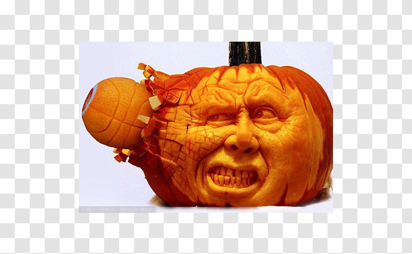 Calabaza Pumpkin Jack-o'-lantern Carving Sculpture - Artist Transparent PNG