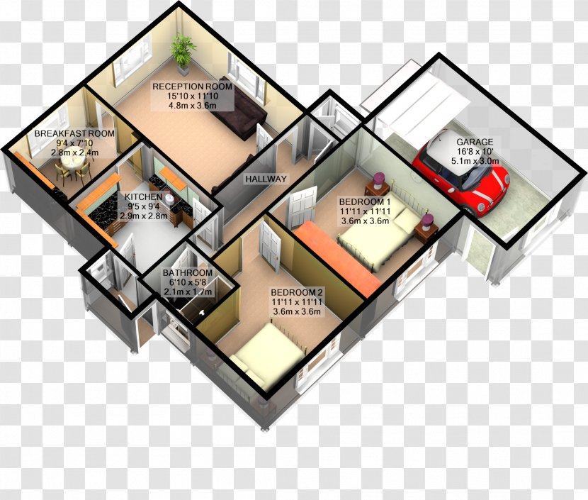 Floor Plan Angle - Design Transparent PNG