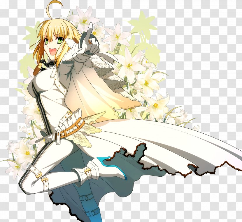 Fate/Extra Fate/stay Night Saber Fate/Grand Order Fate/Zero - Cartoon - Frame Transparent PNG