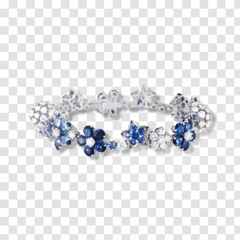 Sapphire Body Jewellery Bling-bling Bracelet - Blue Transparent PNG