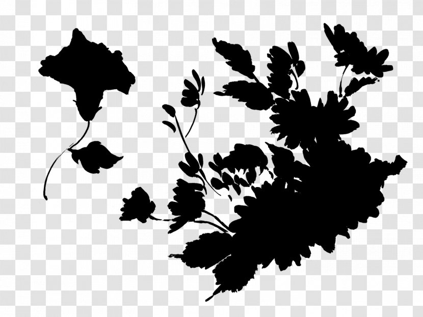 Plant Stem Flower Desktop Wallpaper Leaf Font - Vascular - Silhouette Transparent PNG