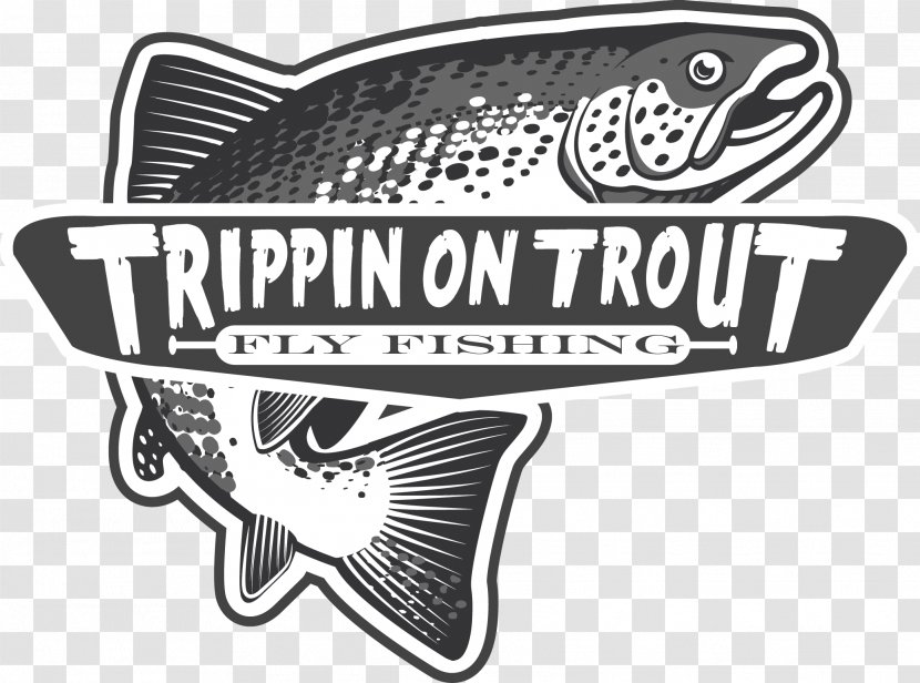 Logo Fly Fishing Brown Trout - Symbol Transparent PNG