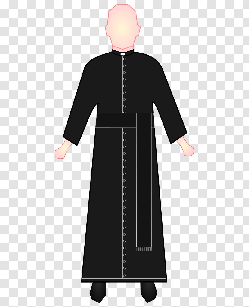 Cassock Priest Deacon Bishop Clergy - Outerwear Transparent PNG