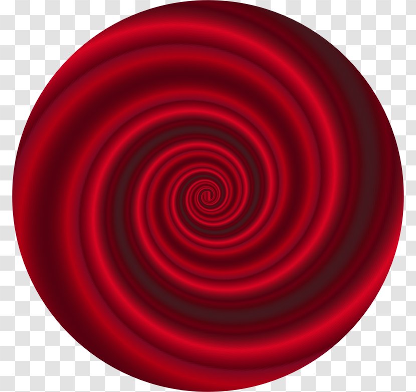 Circle Spiral Maroon - Vortex Transparent PNG