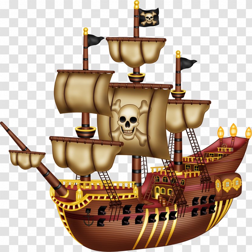 Clip Art Pirate Ship - Royaltyfree Transparent PNG