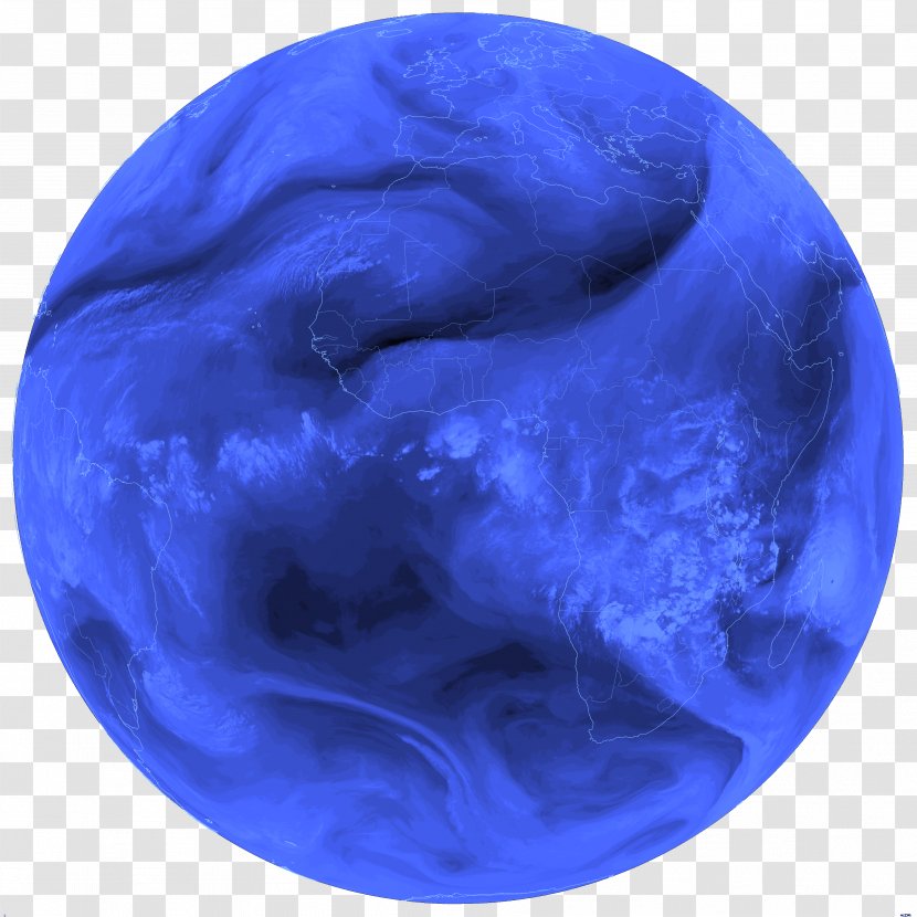 Atmosphere Of Earth Organism - Electric Blue - From Space Transparent PNG