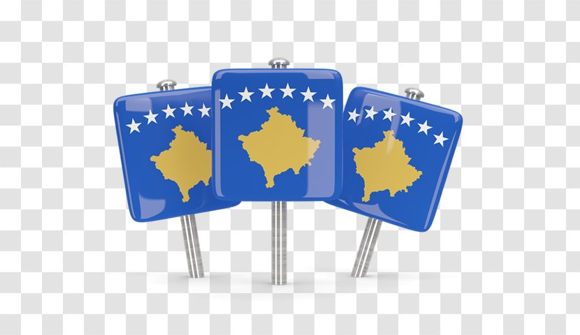 Kosovo Car Refrigerator Magnets - Blue Transparent PNG