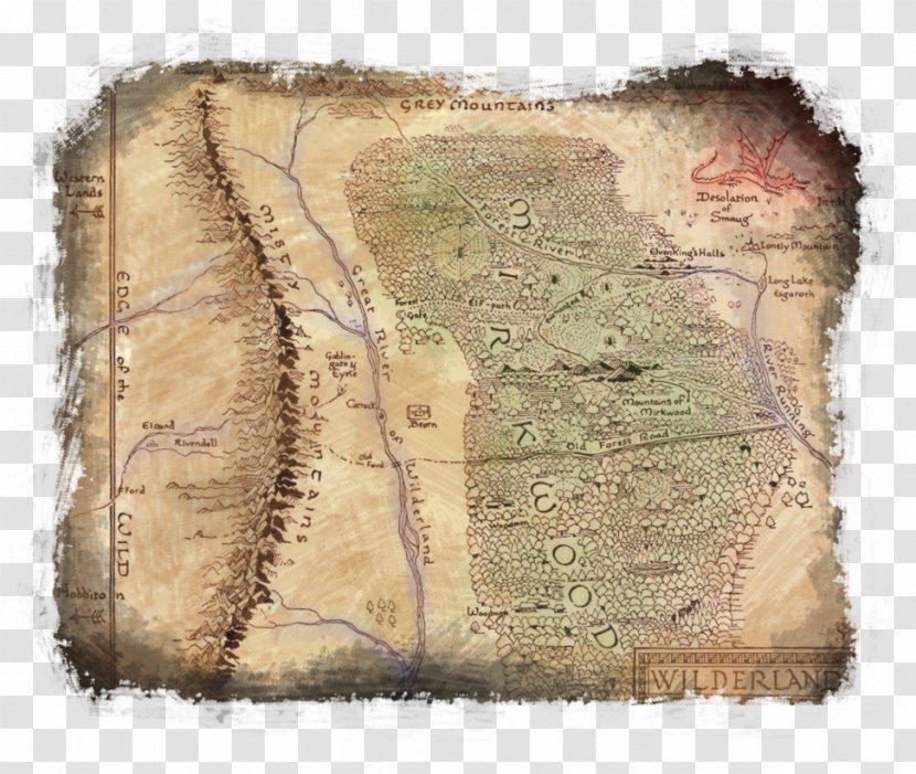 Map Mirkwood Tuberculosis Transparent PNG