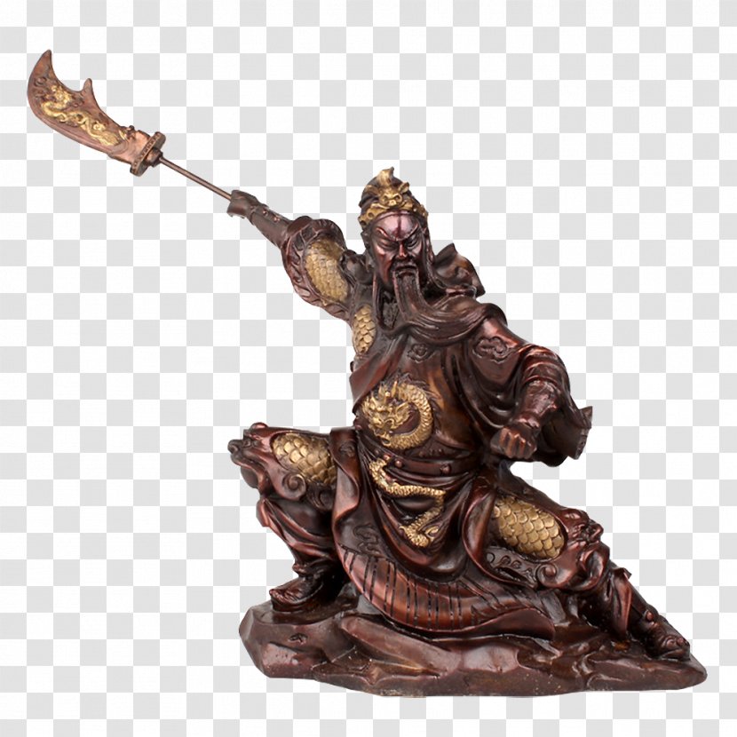 Caishen Statue Euclidean Vector Icon - Figurine - Brass Wu Fortuna Transparent PNG
