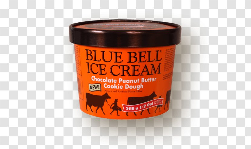 Chocolate Ice Cream Peanut Butter Cookie Milk Blue Bell Creameries Transparent PNG