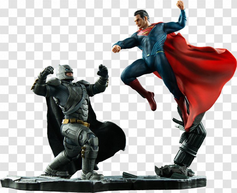 The Death Of Superman Batman Statue YouTube - Supermanbatman - V Transparent PNG