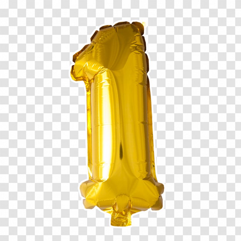 Toy Balloon Foil Numerical Digit Gold Silver - Gull Transparent PNG