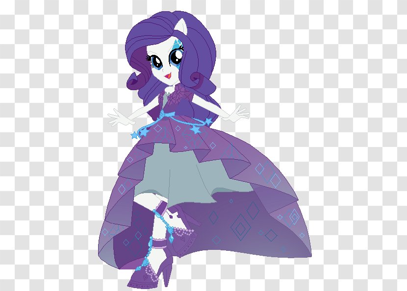 Rarity Pony Dress Equestria Twilight Sparkle - Silhouette Transparent PNG