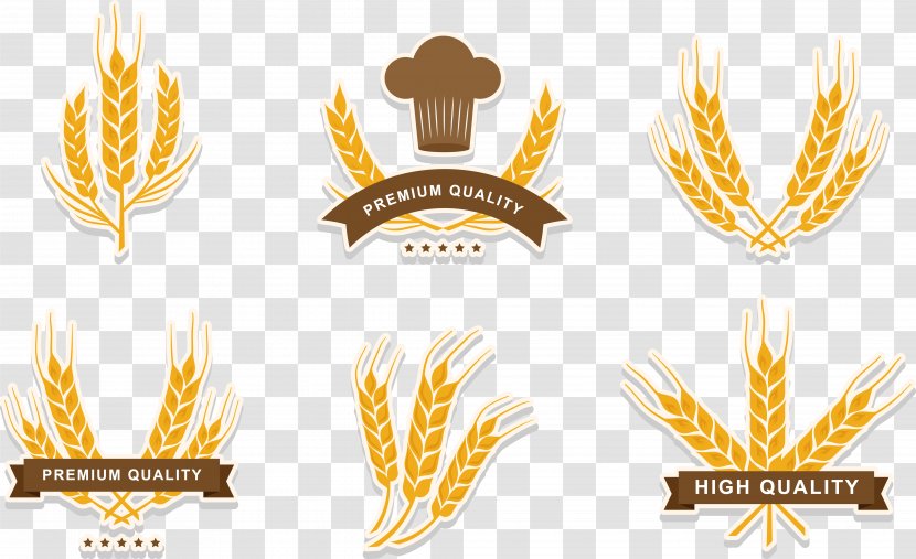 Download Logo - Cereal - Bread Healthy Gold Natural Vegetarian Wheat Stem Transparent PNG