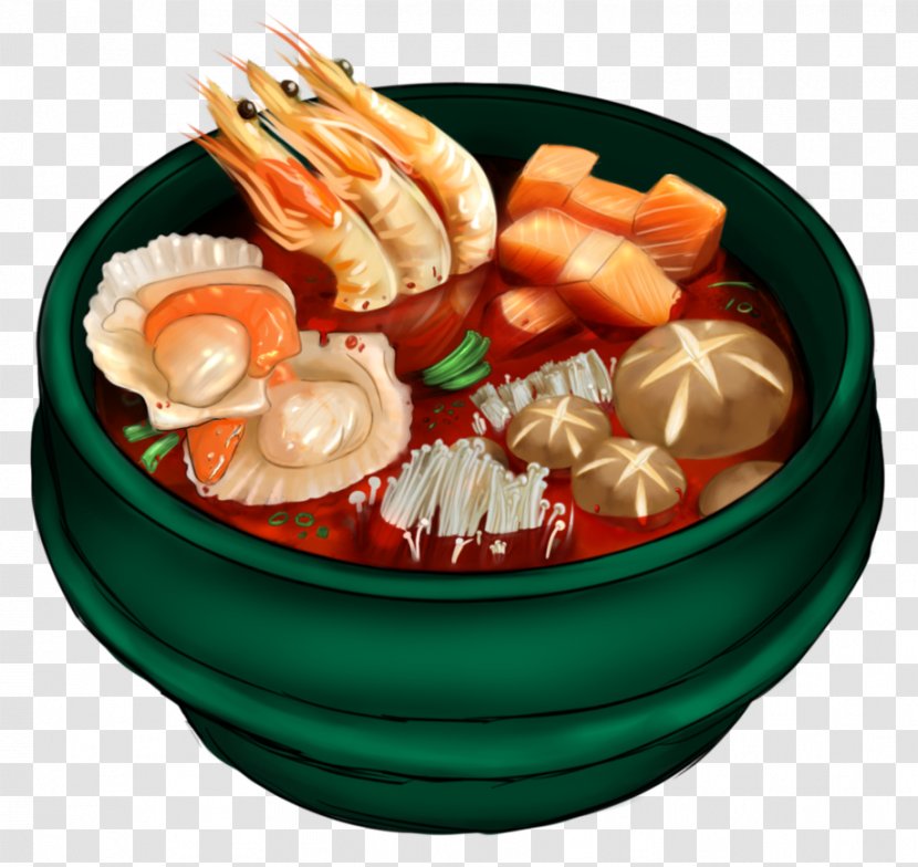Cuisine Garnish Seafood Dish Network - Food - Hotpot Meat Transparent PNG