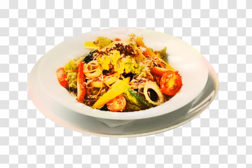 Vegetarian Cuisine Thai Recipe Salad Italian - Dish - Spaghetti Transparent PNG