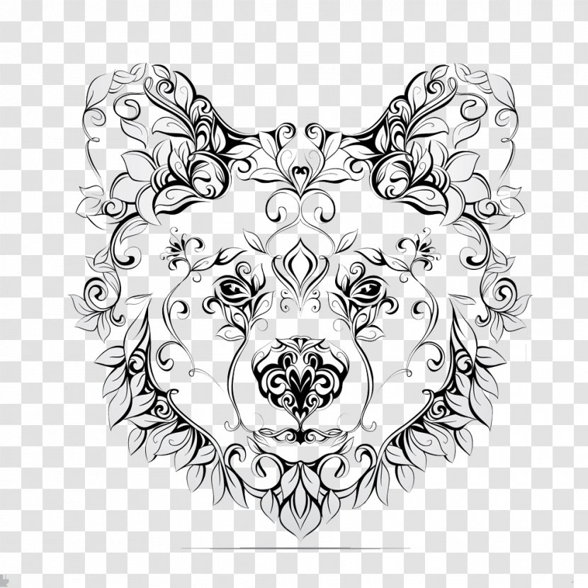 Bear Animal Clip Art - Flower - Cartoon Transparent PNG