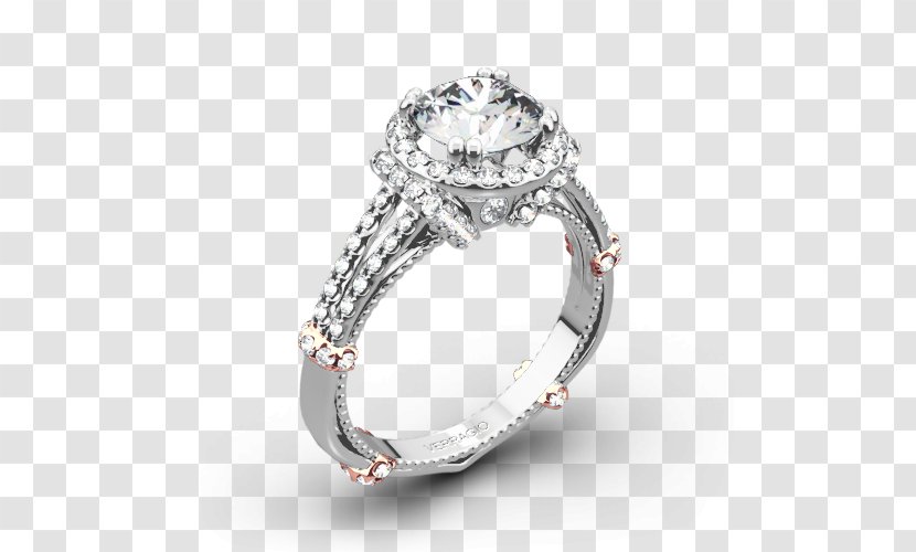 Engagement Ring Jewellery Diamond Wedding - Platinum - Solitaire Wraps Transparent PNG