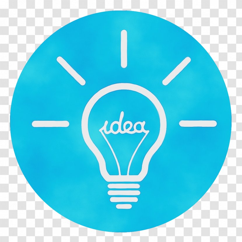 Light Bulb Cartoon - Compact Fluorescent Lamp - Electric Blue Transparent PNG