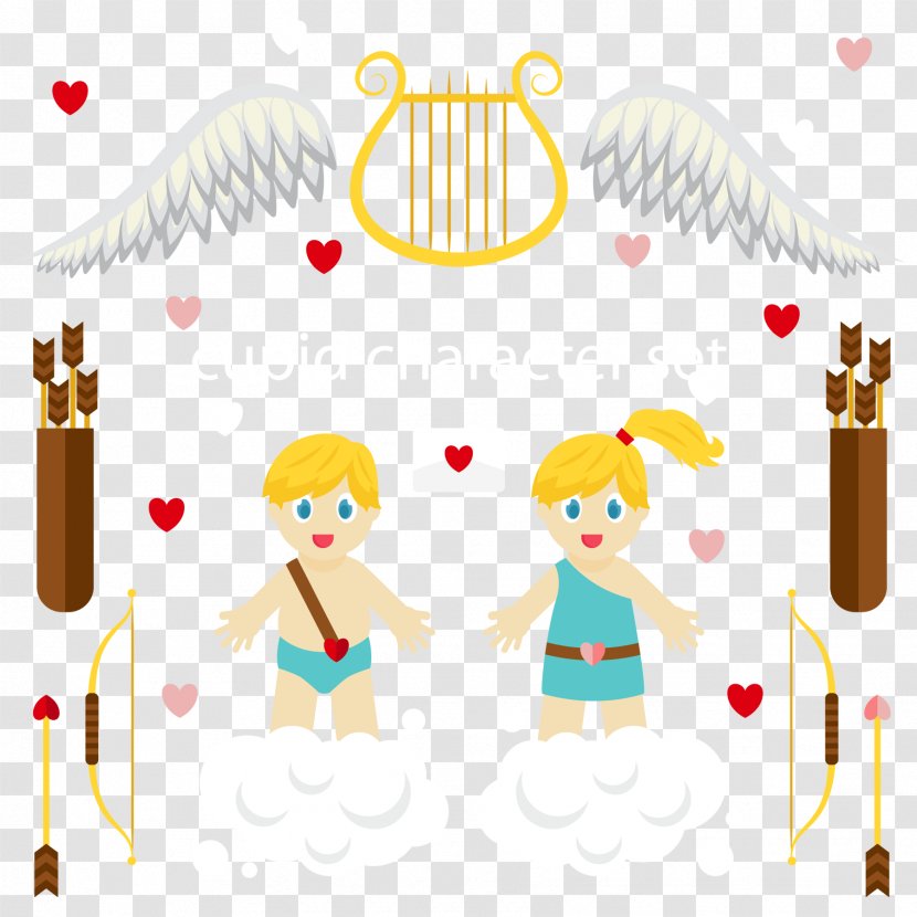 Cupid Clip Art - Tree - And Vector Characters Accessories Transparent PNG