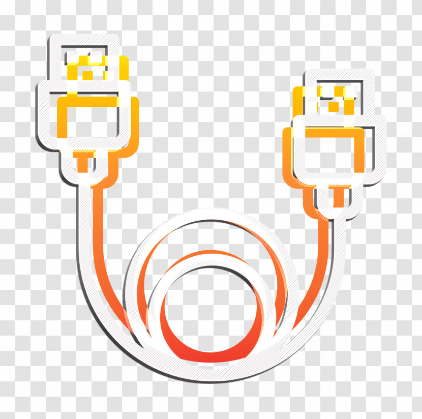 Usb Icon Electronic Device Icon Data Cable Icon Transparent PNG