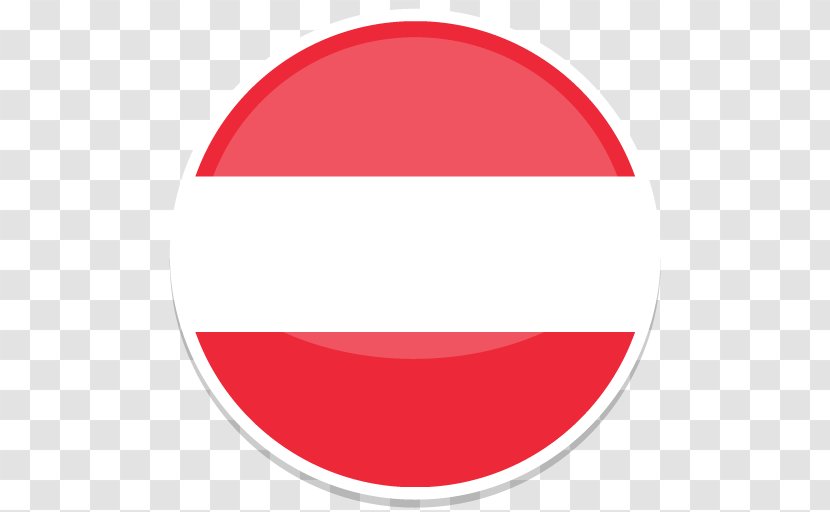 Circle Line Red Font - Austria Transparent PNG