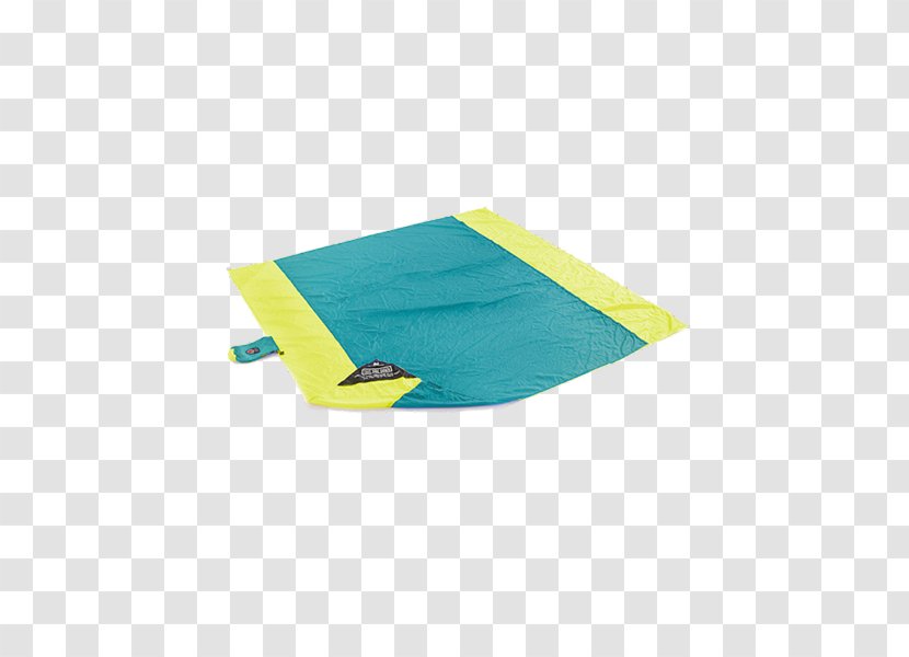 Yellow Picnic Teal Beach Turquoise - Blanket Transparent PNG